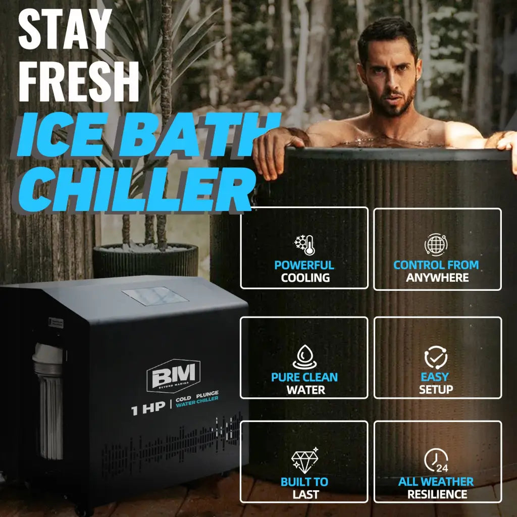 Ice Bath Chiller with Features for 1HP Cold Plunge and Fitness Recovery Solutions