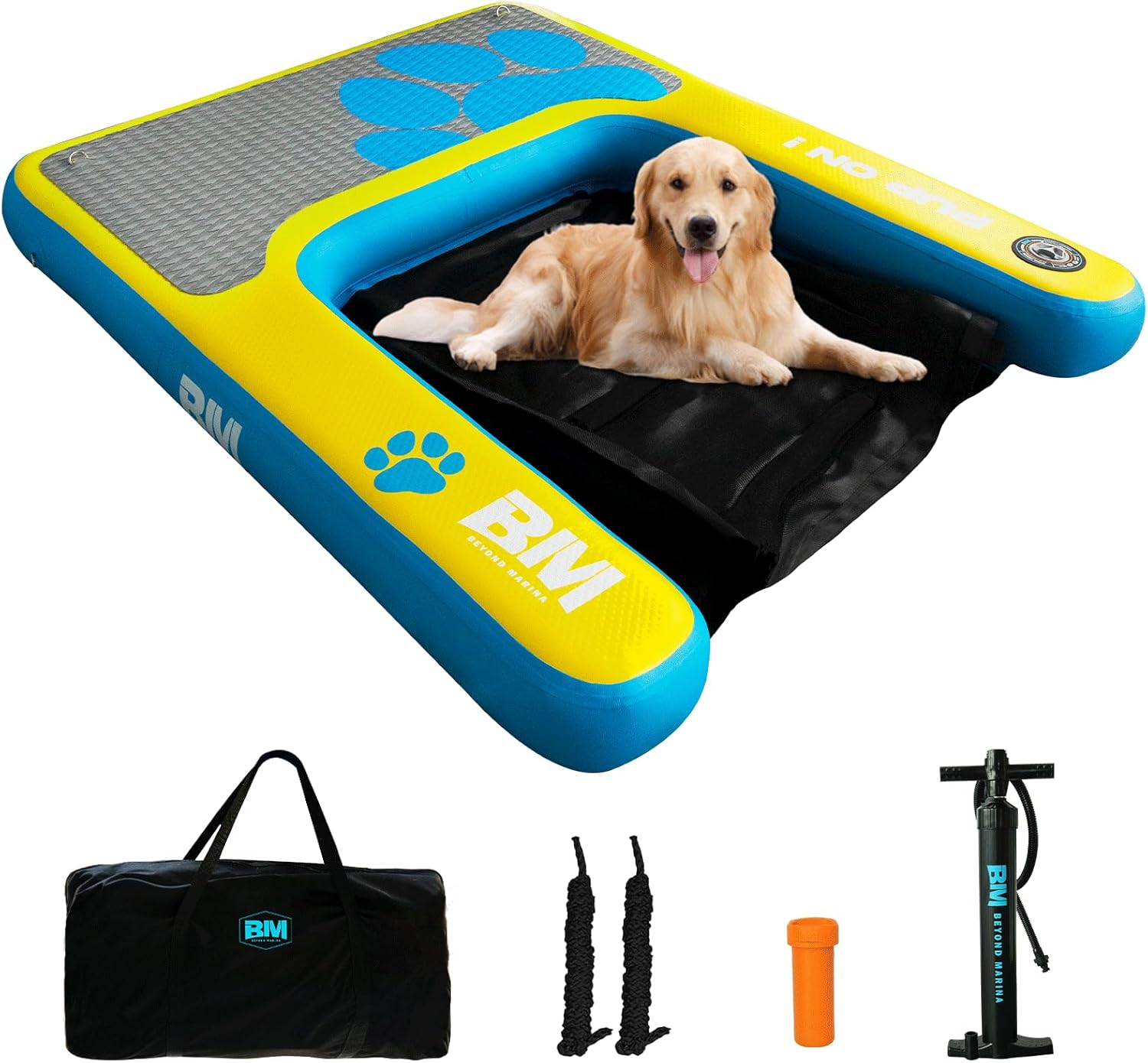 AQUAPAW Dog Pool Ramp - Inflatable Water Ramp for Docks and Boats